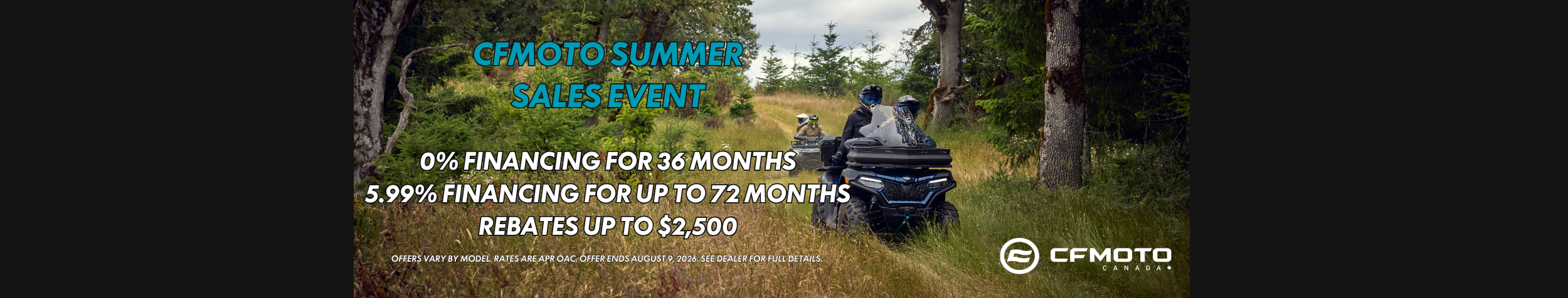 CFMOTO Summer Sales Event